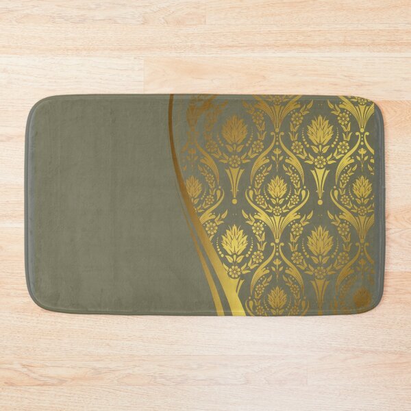 Item preview, Golden shimmering Art Nouveau pattern designed and sold by AnnabellaRh.