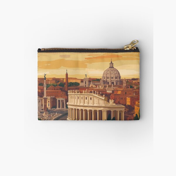 Item preview, Stunning Rome Cityscape Art Print – Vintage-Inspired Italian Decor designed and sold by nomiraclehere.