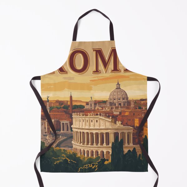 Item preview, Stunning Rome Cityscape Art Print – Vintage-Inspired Italian Decor designed and sold by nomiraclehere.