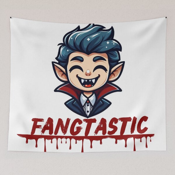 Item preview, Fangtastic, Vampire, Halloween designed and sold by deniz kaya.