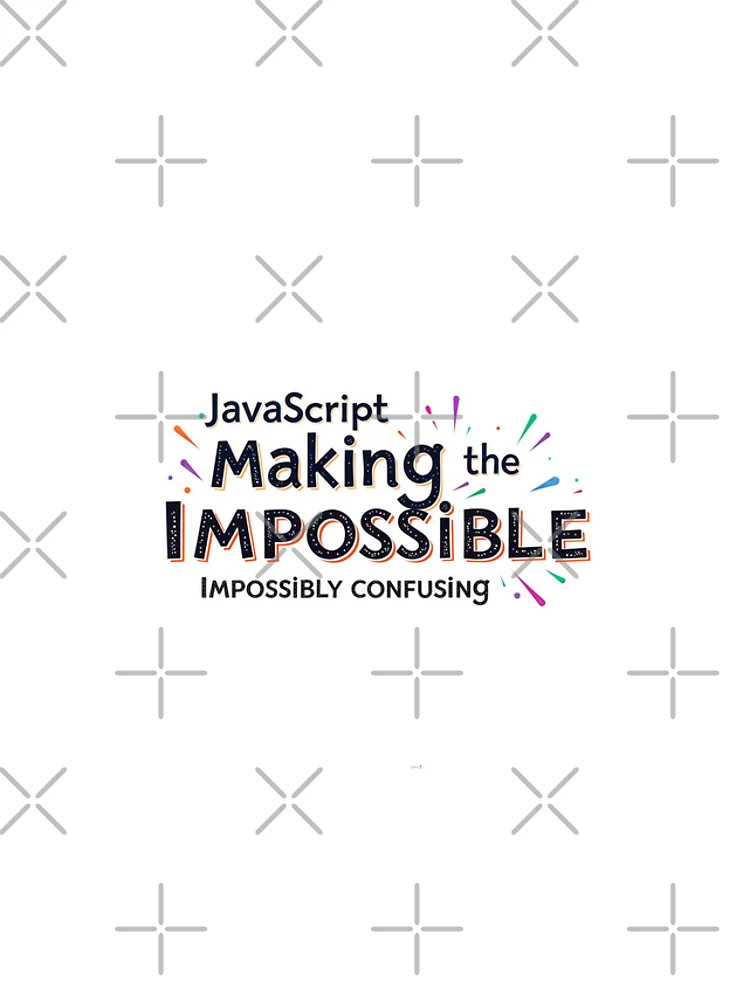 Thumbnail 4 of 4, iPhone Case, JavaScript Making the Impossible Impossibly Confusing Developer Humor designed and sold by MindM.