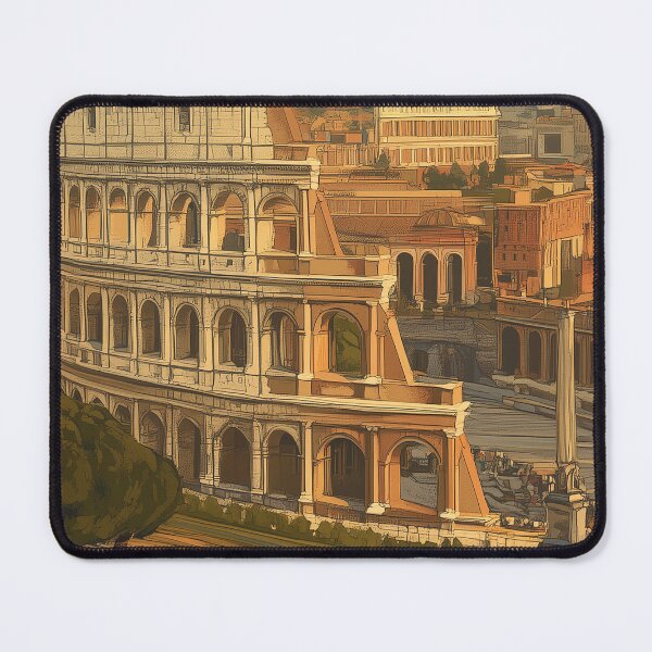 Item preview, Stunning Rome Cityscape Art Print – Vintage-Inspired Italian Decor designed and sold by nomiraclehere.
