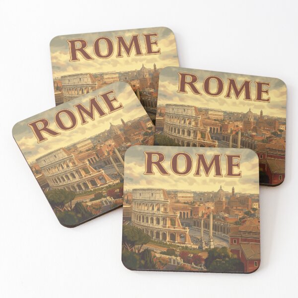 Item preview, Stunning Rome Cityscape Art Print – Vintage-Inspired Italian Decor designed and sold by nomiraclehere.
