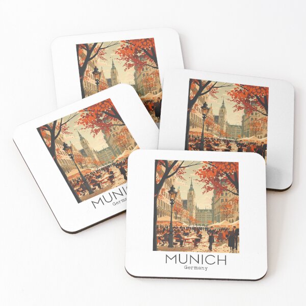 Item preview, A Vintage Travel Illustration of Munich - Germany  designed and sold by GoodOldVintage.
