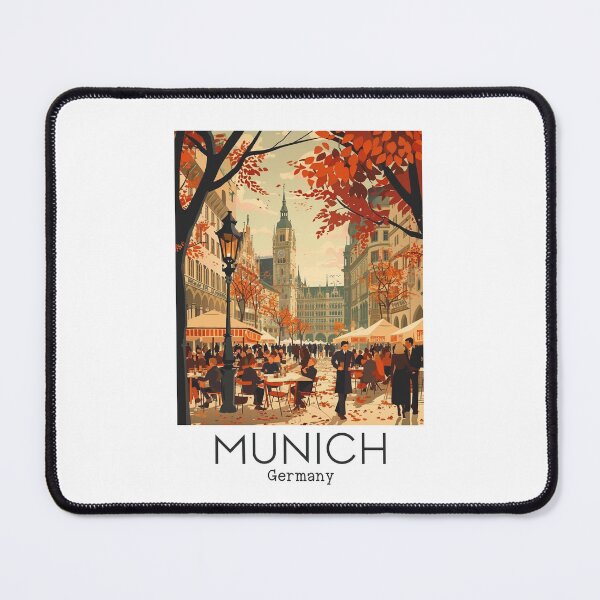Item preview, A Vintage Travel Illustration of Munich - Germany designed and sold by GoodOldVintage.