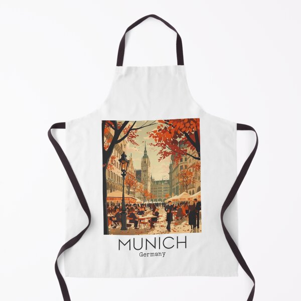 Item preview, A Vintage Travel Illustration of Munich - Germany  designed and sold by GoodOldVintage.
