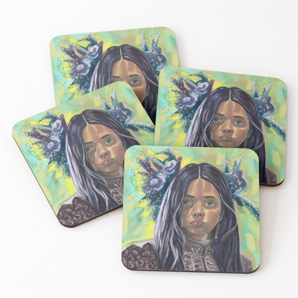 Item preview, Classic colorful portrait with a special touch designed and sold by mayapaint.