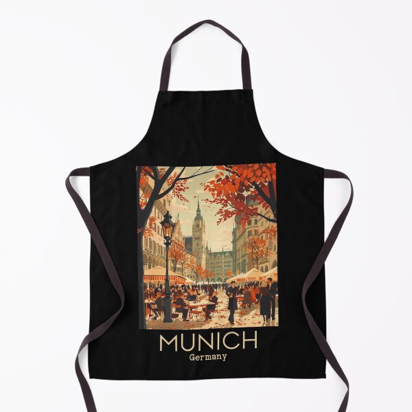 Item preview, A Vintage Travel Illustration of Munich - Germany  designed and sold by GoodOldVintage.