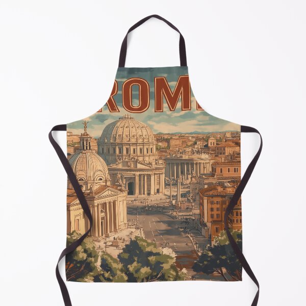 Item preview, Stunning Rome Cityscape Art Print – Vintage-Inspired Italian Decor designed and sold by nomiraclehere.