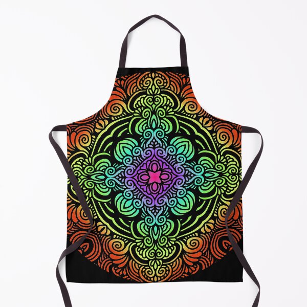 Item preview, symmetrical rainbow circle design designed and sold by chambergambit.