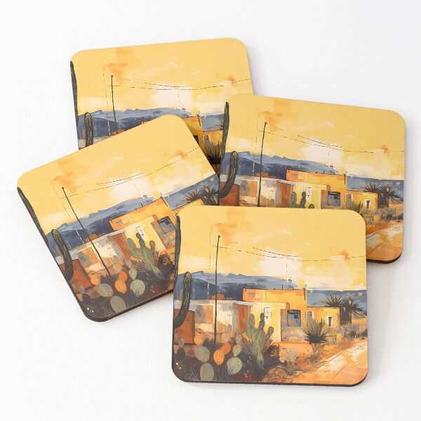 Item preview, Gouache - Western Town designed and sold by KootenayDesigns.