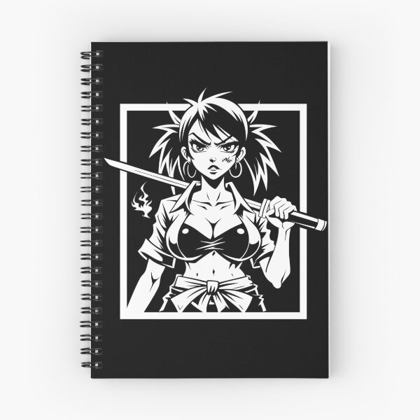 Item preview, T-shirt anime "Girl samurai" designed and sold by SanyaPozer.