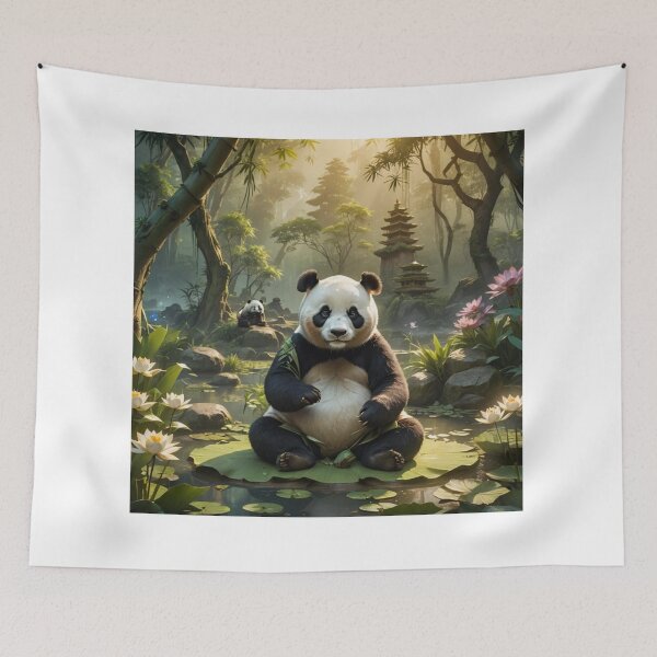 Item preview, Zen Panda: Embracing Tranquility designed and sold by daila70.