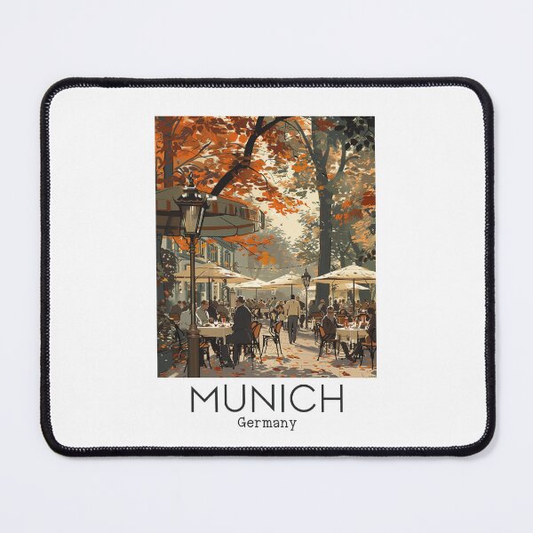 Item preview, A Vintage Travel Illustration of Munich - Germany designed and sold by GoodOldVintage.