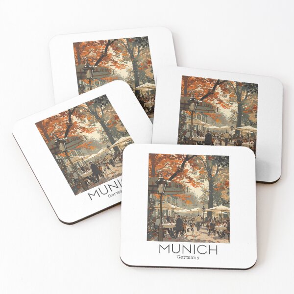 Item preview, A Vintage Travel Illustration of Munich - Germany  designed and sold by GoodOldVintage.