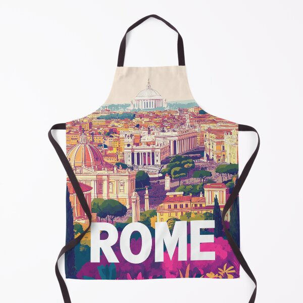 Item preview, Stunning Rome Cityscape Art Print – Vintage-Inspired Italian Decor designed and sold by nomiraclehere.
