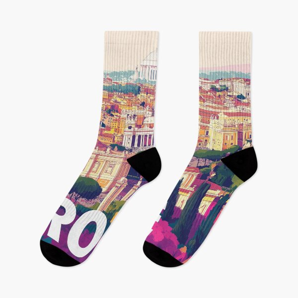 Item preview, Stunning Rome Cityscape Art Print – Vintage-Inspired Italian Decor designed and sold by nomiraclehere.