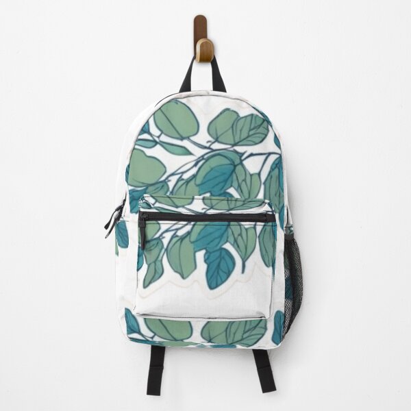 Item preview, Delicate Botanical Illustration of Green and Blue Leaves designed and sold by Fly-with-my.