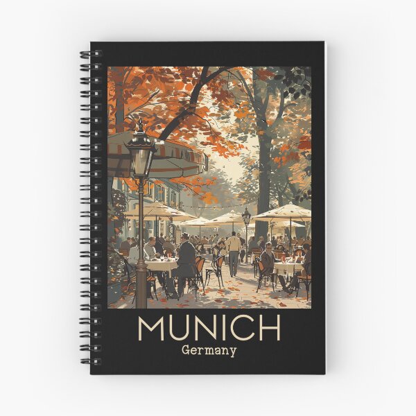 Item preview, A Vintage Travel Illustration of Munich - Germany  designed and sold by GoodOldVintage.