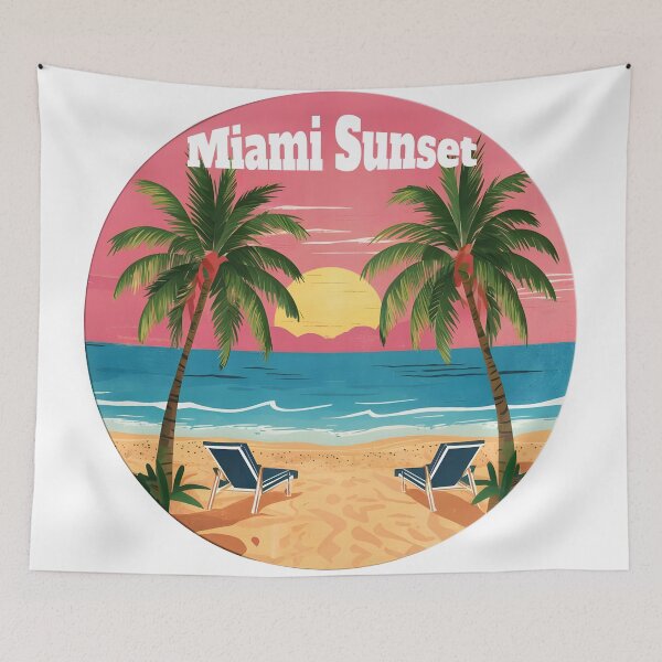 Item preview, Miami Sunset designed and sold by LdLdesigns.