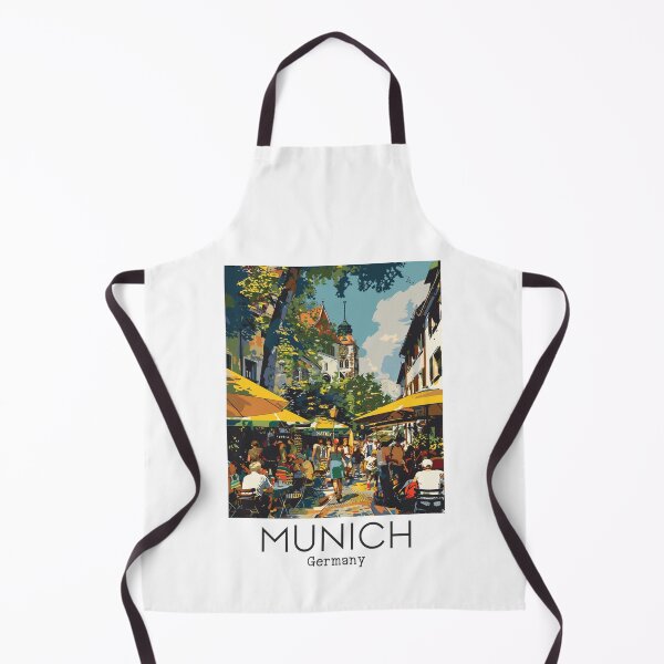 Item preview, A Vintage Travel Illustration of Munich - Germany  designed and sold by GoodOldVintage.