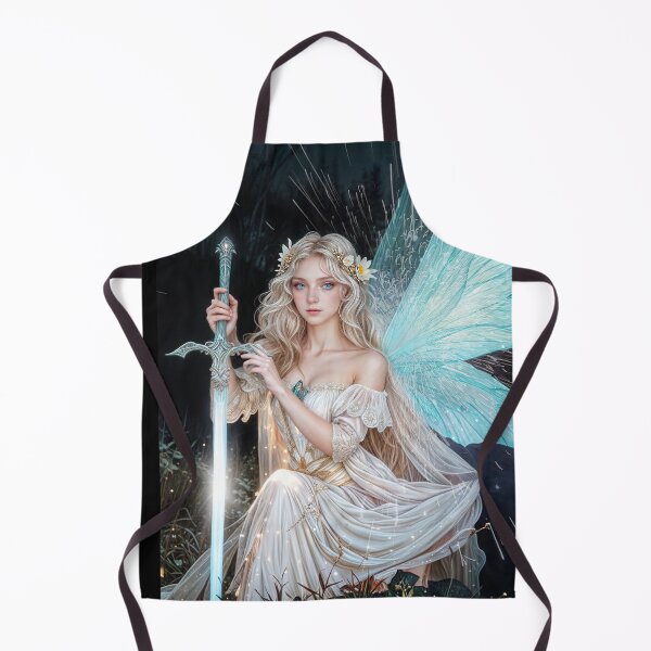 Item preview, Fierce Warrior Fairy – Mythical Strength and Grace Art designed and sold by Philipe3d.