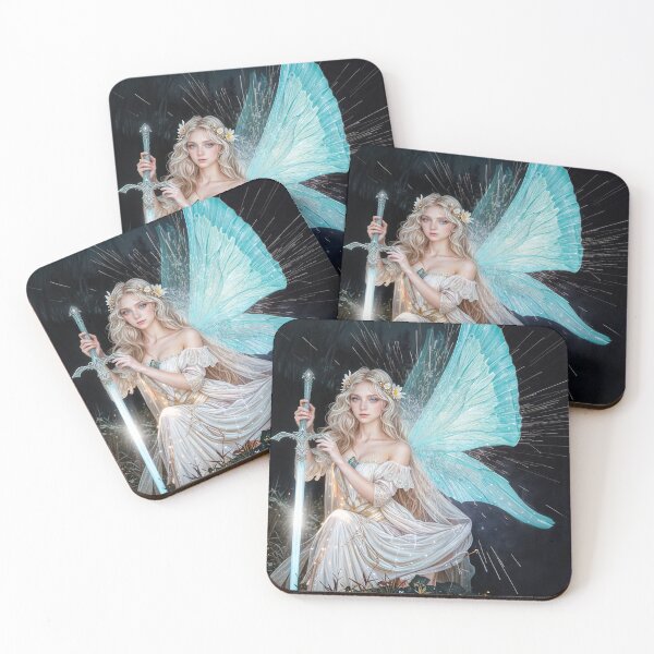Item preview, Fierce Warrior Fairy – Mythical Strength and Grace Art designed and sold by Philipe3d.