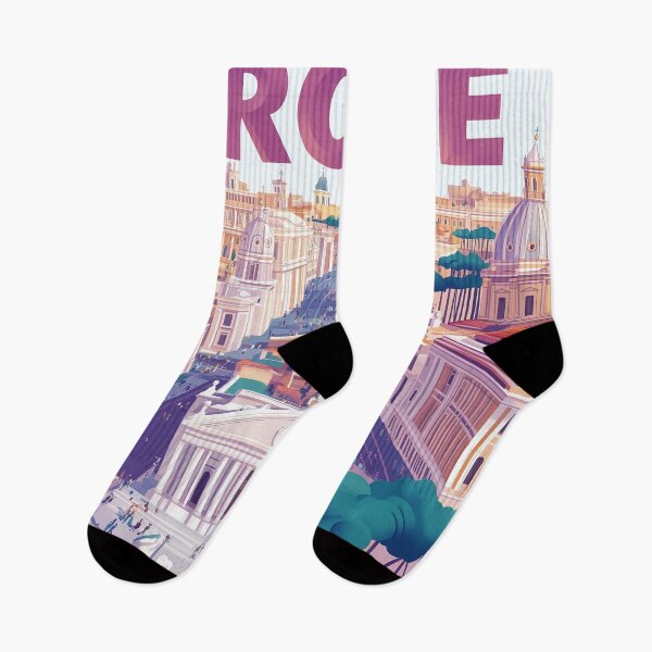 Item preview, Stunning Rome Cityscape Art Print – Vintage-Inspired Italian Decor designed and sold by nomiraclehere.