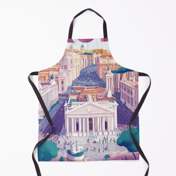 Item preview, Stunning Rome Cityscape Art Print – Vintage-Inspired Italian Decor designed and sold by nomiraclehere.