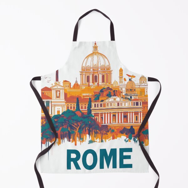 Item preview, Stunning Rome Cityscape Art Print – Vintage-Inspired Italian Decor designed and sold by nomiraclehere.