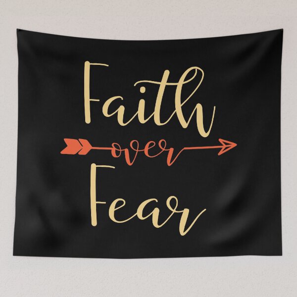 Item preview, Faith Over Fear bold design designed and sold by Azrou shop.