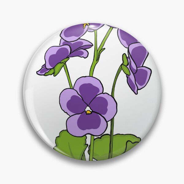 Item preview, Violets designed and sold by HoneyedWords.