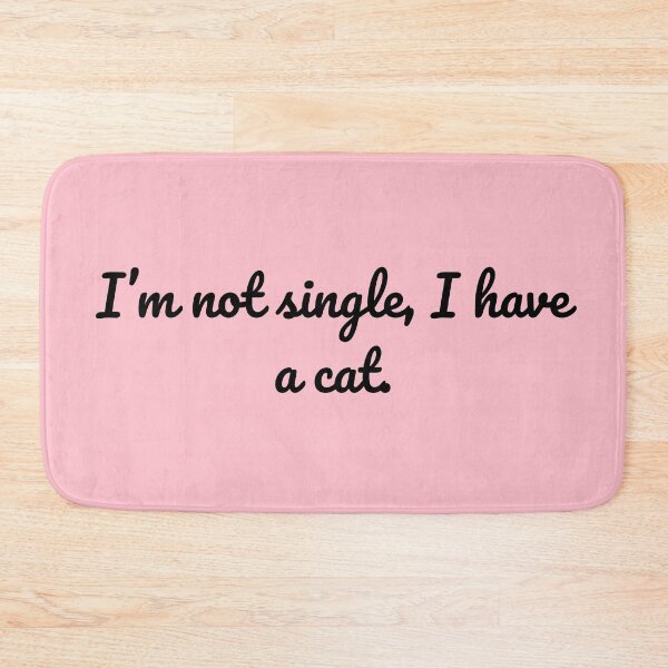 Item preview, "I’m Not Single, I Have a Cat" – Funny Cat Lover T-Shirt designed and sold by vechone.