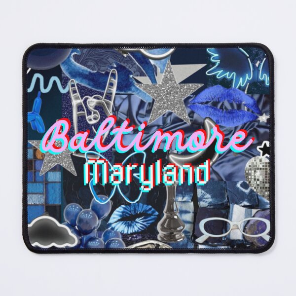 Item preview, Baltimore Maryland COLLAGE designed and sold by dormsanddoodles.