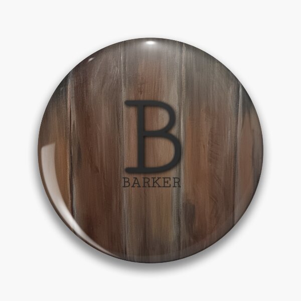 Item preview, BARKER Mount Barker Acrylic Painted Drum Lid MINE Funny Cool designed and sold by ClosLineDesigns.