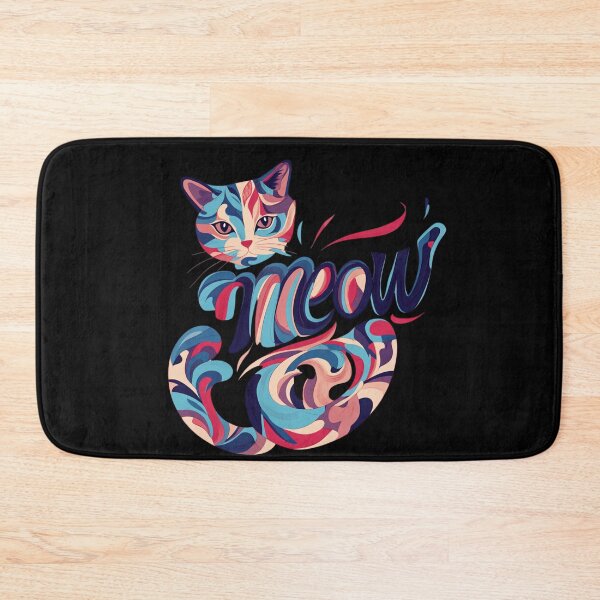 Item preview, Groovy Cat Meow designed and sold by WitsandWonders.