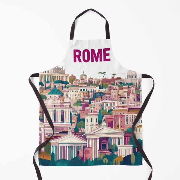 Item preview, Stunning Rome Cityscape Art Print – Vintage-Inspired Italian Decor designed and sold by nomiraclehere.