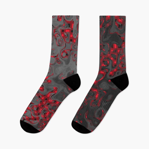 Item preview, Red Black Abstract designed and sold by Sartoris Art.
