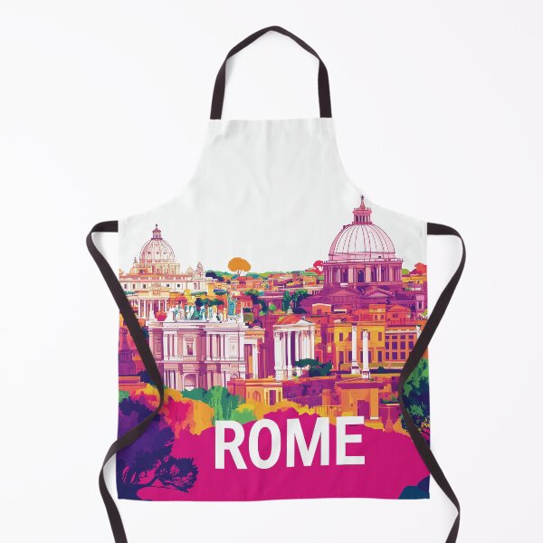 Item preview, Stunning Rome Cityscape Art Print – Vintage-Inspired Italian Decor designed and sold by nomiraclehere.