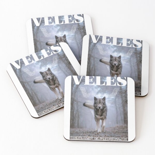 Item preview, Veles print with a wolf, clothing with a wolf pattern, Old Believers clothing, wolf print designed and sold by velesworld.