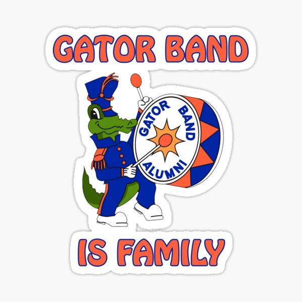Gator Band Is Family Sticker
