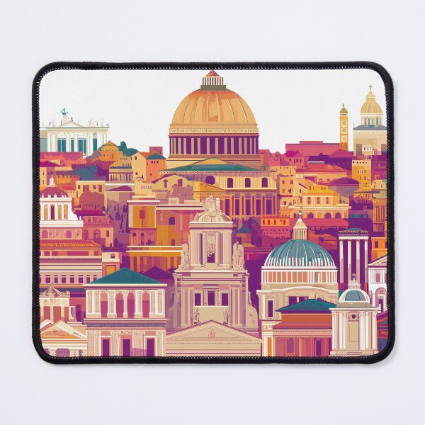 Item preview, Stunning Rome Cityscape Art Print – Vintage-Inspired Italian Decor designed and sold by nomiraclehere.
