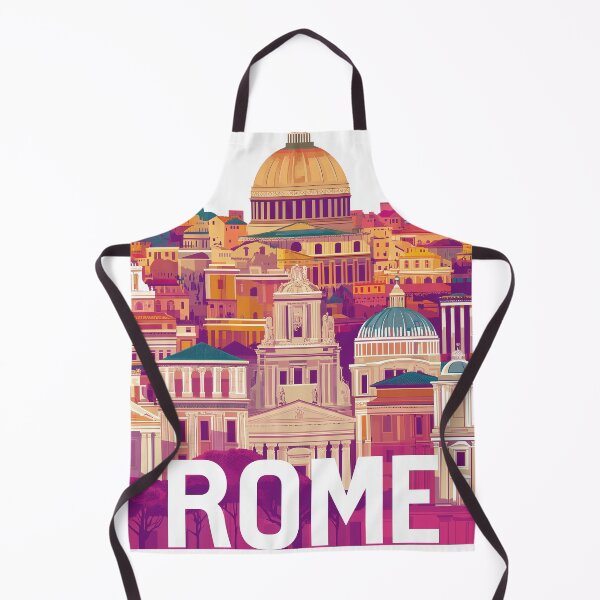 Item preview, Stunning Rome Cityscape Art Print – Vintage-Inspired Italian Decor designed and sold by nomiraclehere.