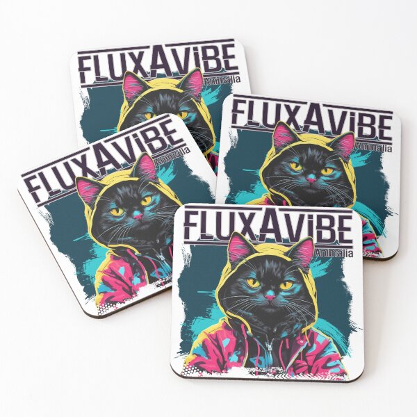 Item preview, Animalia Cat - 80s retro graphic style - Fluxavibe designed and sold by fluxavibe.