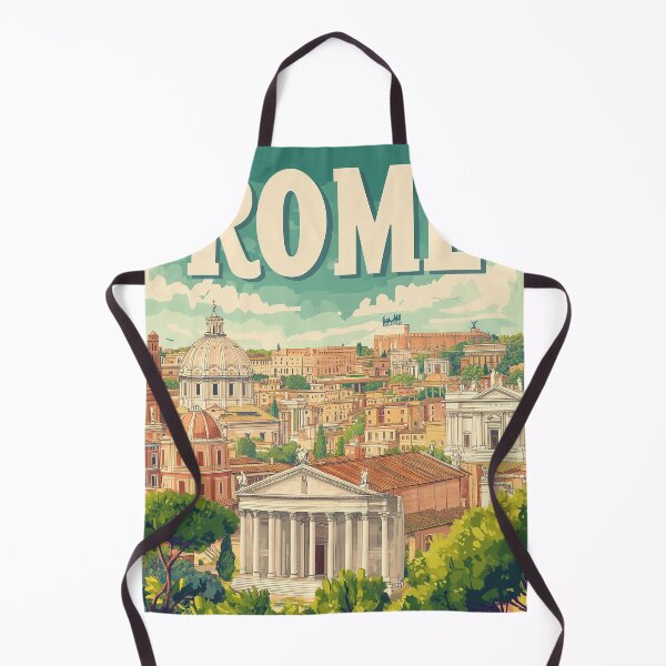 Item preview, Stunning Rome Cityscape Art Print – Vintage-Inspired Italian Decor designed and sold by nomiraclehere.