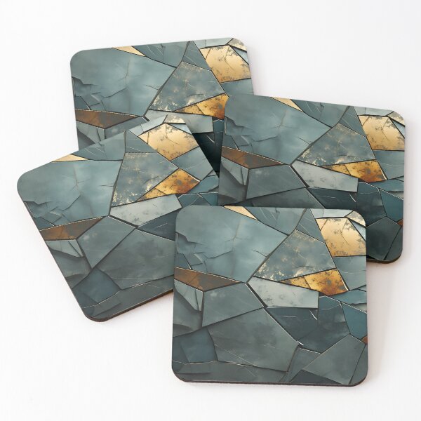 Item preview, Geometric - Cracks Grey designed and sold by KootenayDesigns.