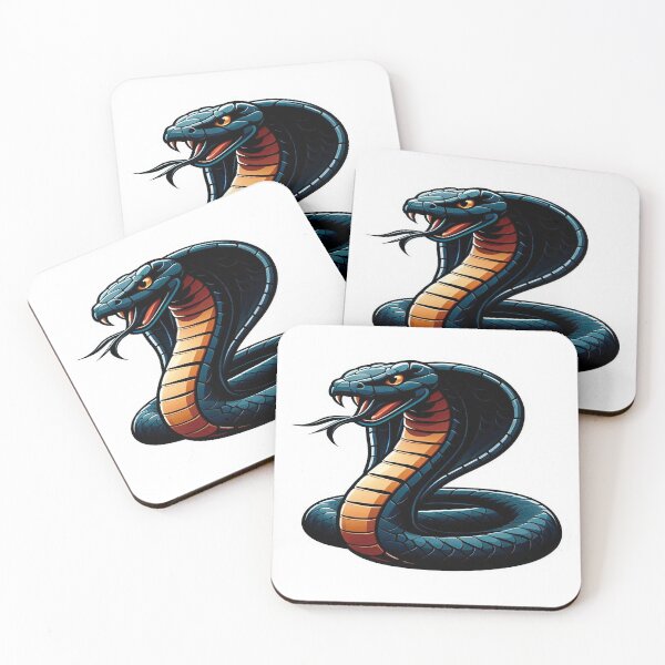 Item preview, Venomous Snake with Expanded Hood Poised to Strike - A True Symbol of Power designed and sold by KreaDesignOne.