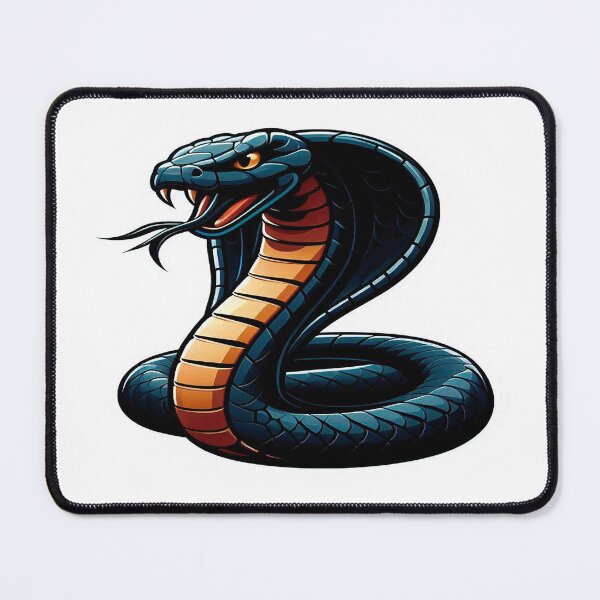 Item preview, Venomous Snake with Expanded Hood Poised to Strike - A True Symbol of Power designed and sold by KreaDesignOne.