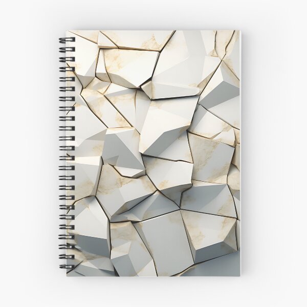 Item preview, Geometric - Cracks White designed and sold by KootenayDesigns.