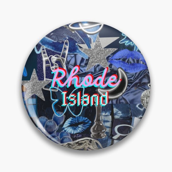 Item preview, Rhode Island COLLAGE designed and sold by dormsanddoodles.